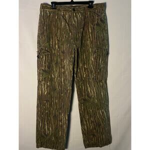 Vintage Wallo Tiger Stripe Brown Green Camouflage Cargo Pants Men's Size Large